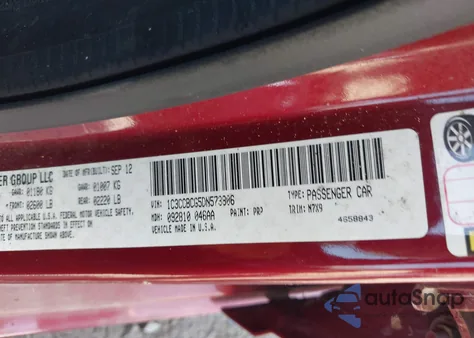 2013 Chrysler 200 Limited z USA, uszkodzony, nr VIN 1C3CCBCG5DN573806